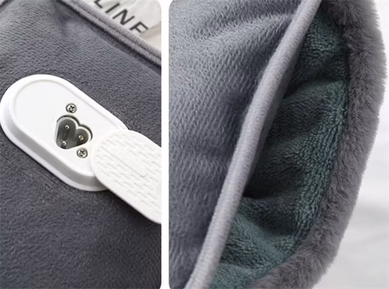 Плюшевая перезаряжаемая взрывозащищенная электрическая грелка для рук с впрыском воды